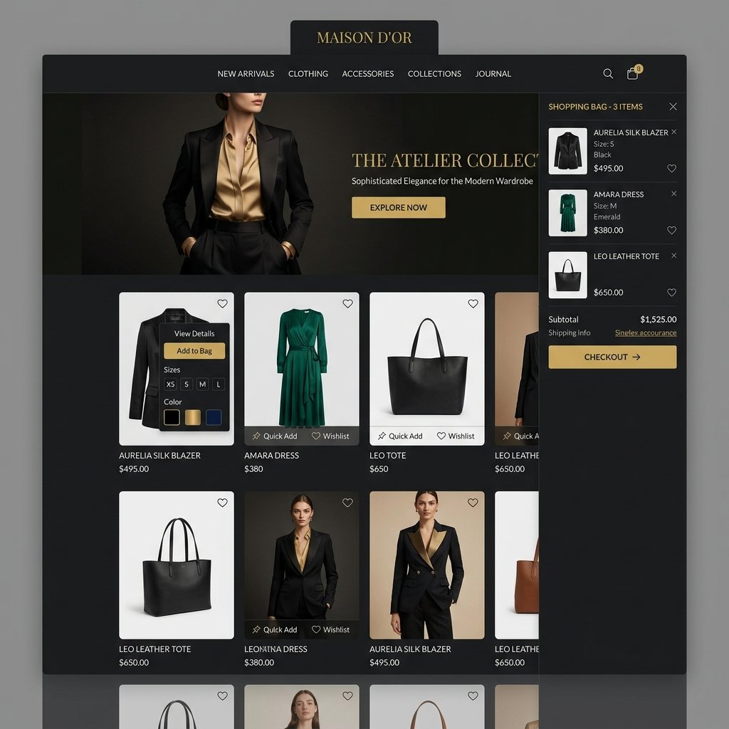 E-commerce UI Preview