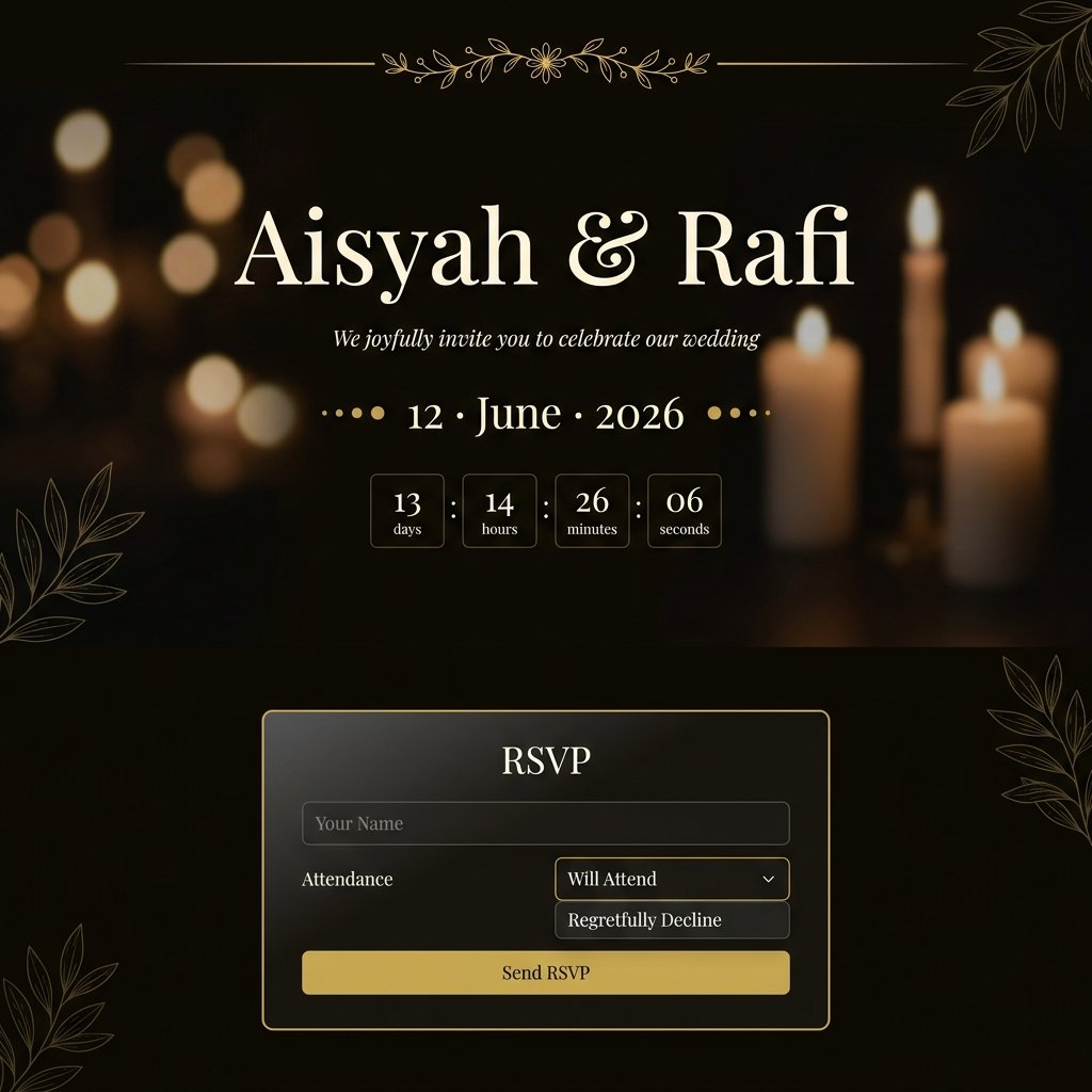 Digital Wedding Invitation
